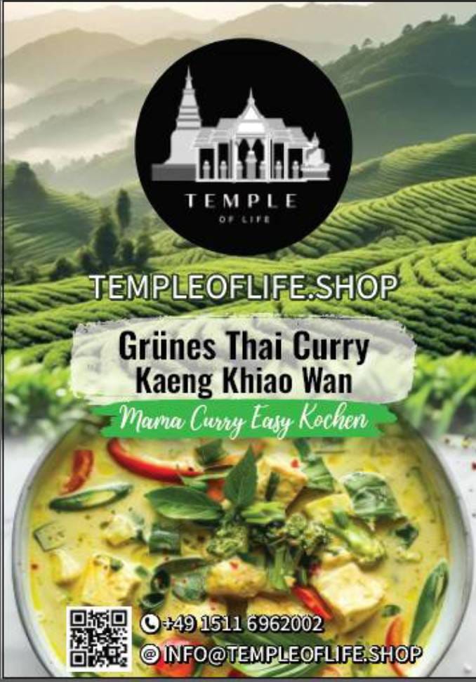 Grünes Thai Curry Set