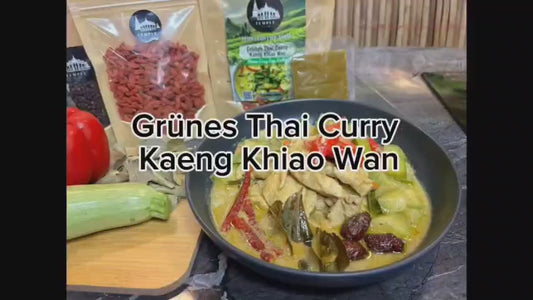 Grünes Thai Curry Set
